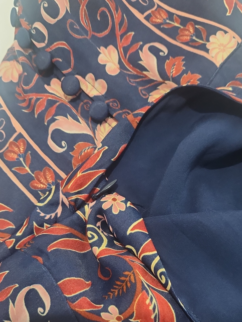 Farm Rio Boho Floral Scarf Midi Dress - Picture 13 of 15